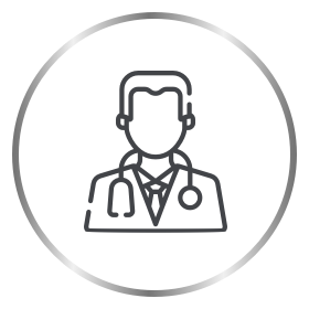 Icon bác sĩ nam tìm hiểu bệnh
