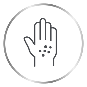 Canesten itching hand icon