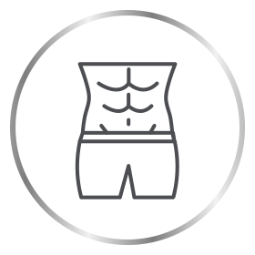 Canesten male torso icon