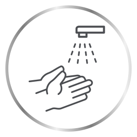 Canesten hand washing icon