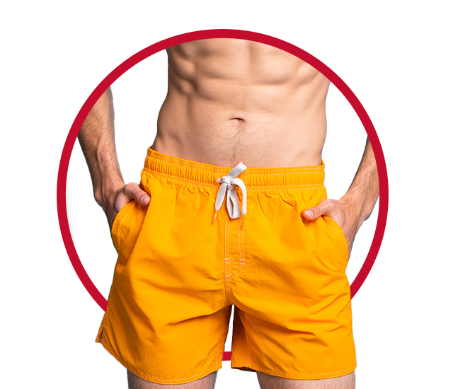 Mature man in grey longsleeve smiling and standing upright, happy after Canesten jock itch treatment